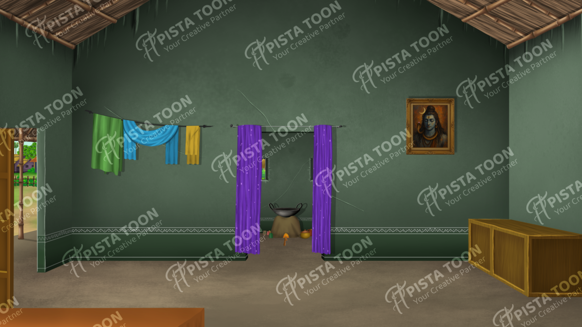 Garib Ka Ghar – Indoor Opposite Background